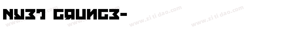 Nyet Grunge字体转换